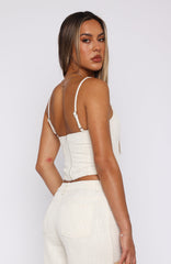 Head Rush Bustier Cream