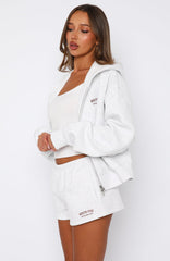 Can't Miss It Lounge Shorts Grey Marle/Rose Gold