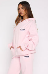 Lucky Thirteen Cheyenne Oversized Hoodie Soft Pink