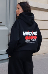 Club 14 Cassie Boxy Hoodie Black
