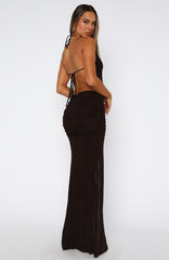 Everlasting Midi Skirt Chocolate
