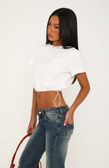 Little Delight Short Sleeve Tee White