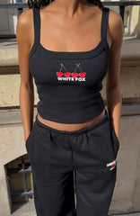 Club 14 Taylah Singlet Top Black