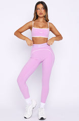 Precision Leggings Orchid/White